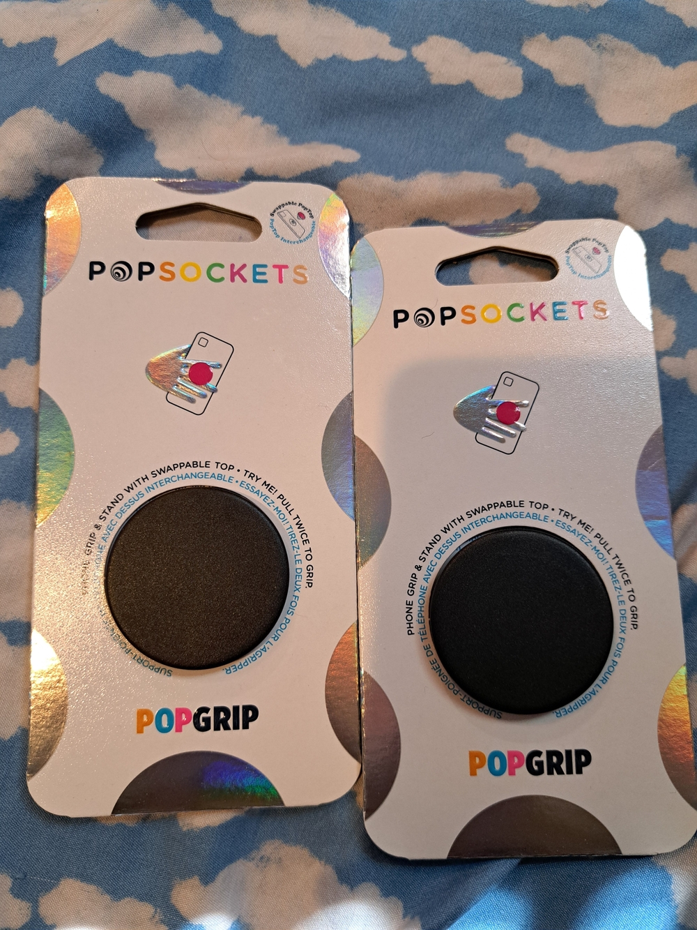 PopSocket PopGrip Phone Grip - Black (2 Pack)